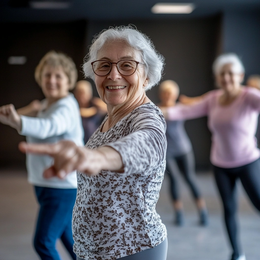 Зустріч клубу активного довголіття - танцювальне заняття